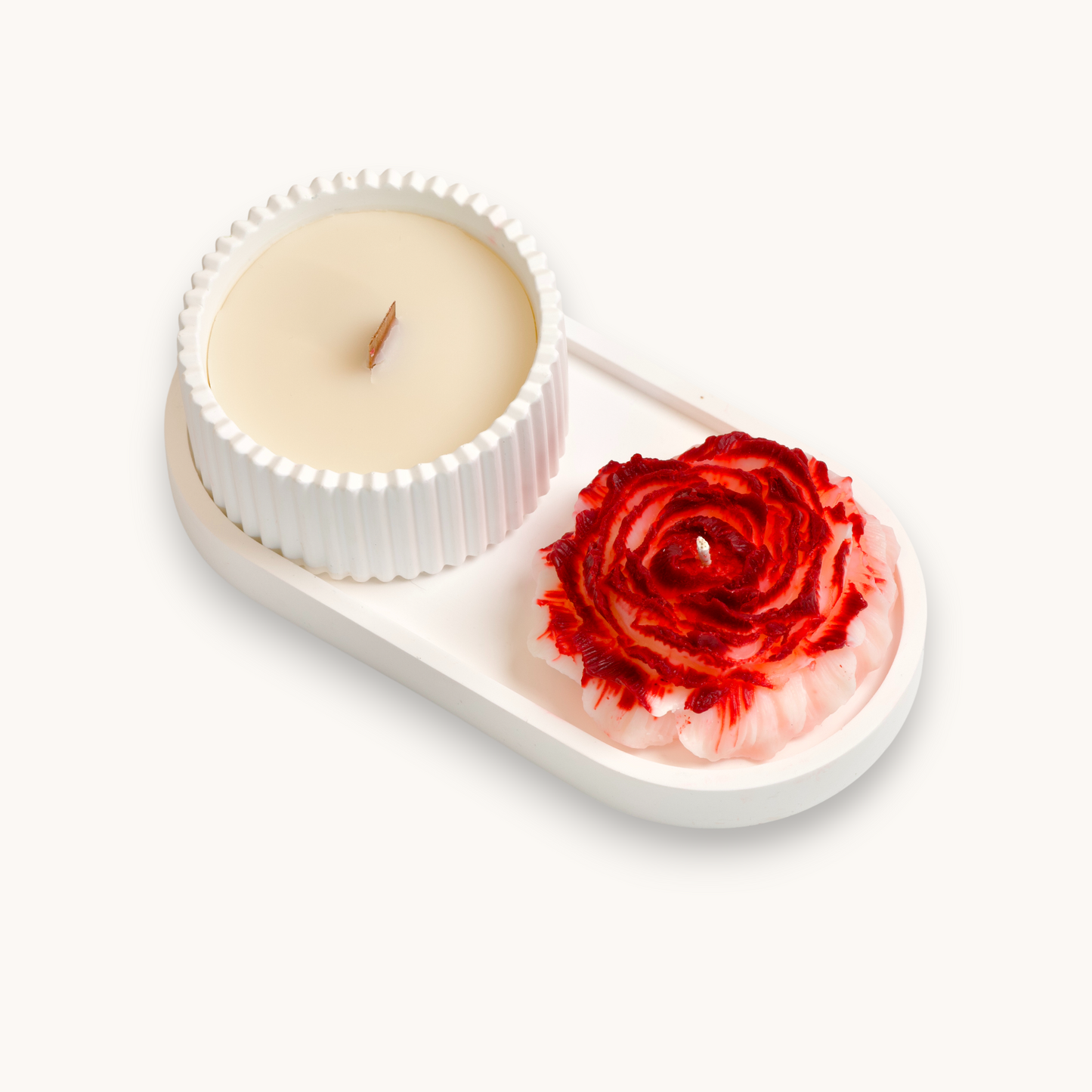 PIVOINE D'AMAÏA - Set de bougies parfumées